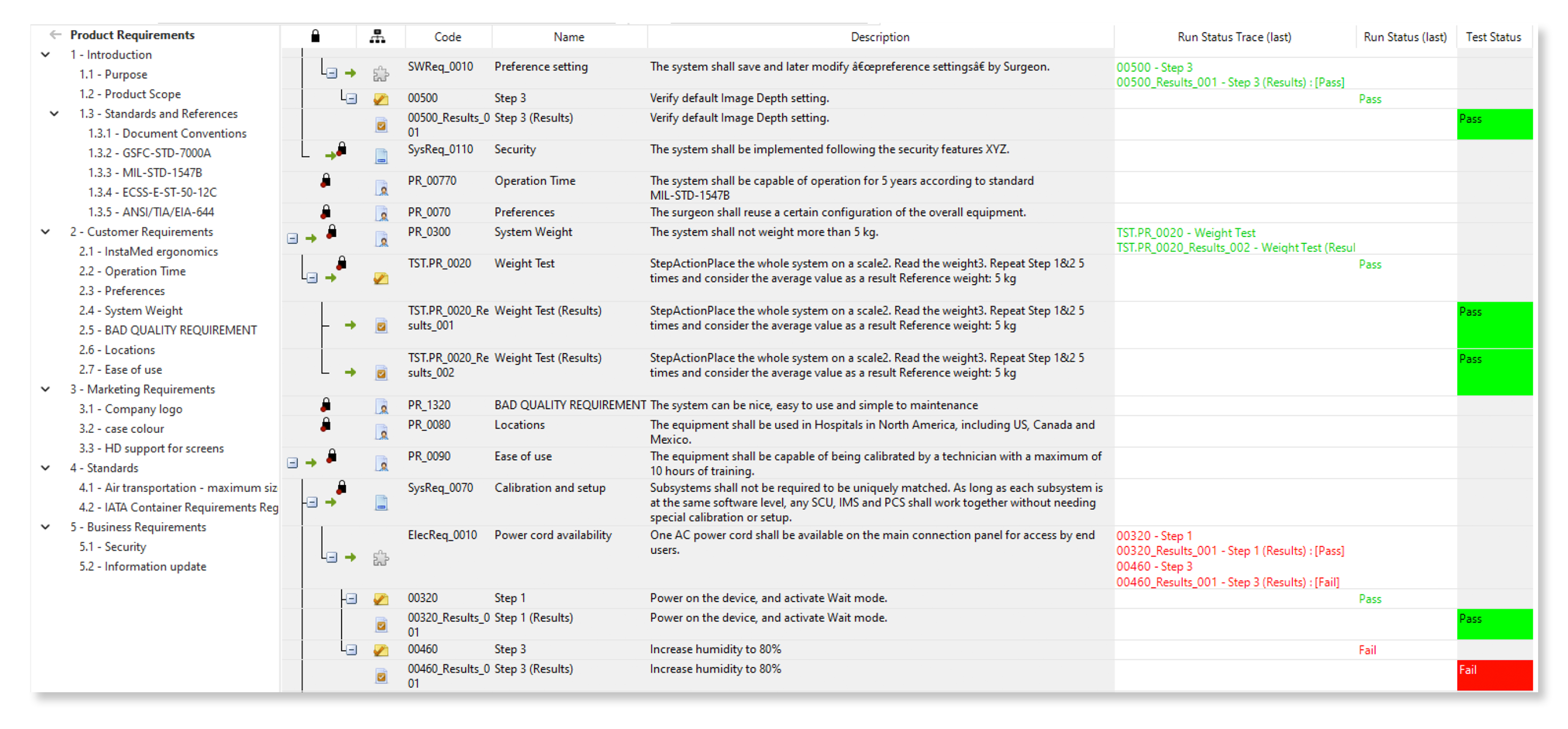 screenshot of Visure Requirements